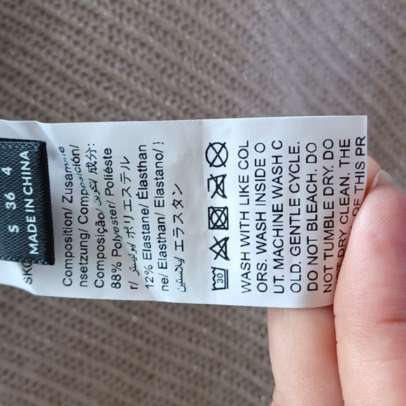 Shein One Shoulder Color block Bodycon dress, S (4), Neon - Picture 7 of 8